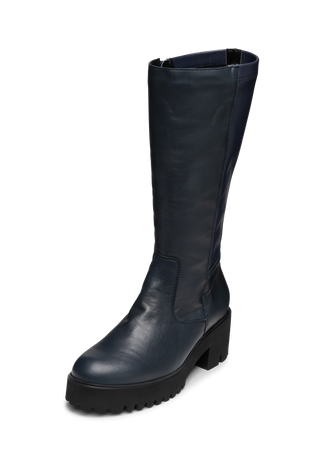 atemberaubender Stiefel Lammnappa marine