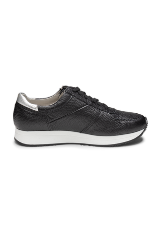 sagenhafter Sneaker Hirschleder schwarz