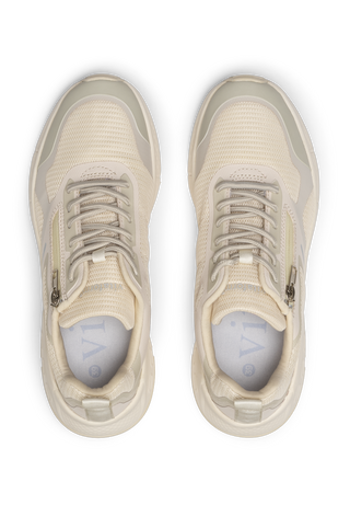 sportlicher Sneaker Mesh beige