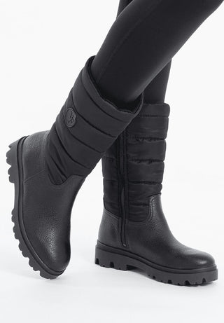 abenteuerlustiger Stiefel Hirschleder schwarz