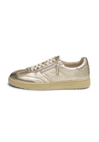 blendender Sneaker Hirschleder gold