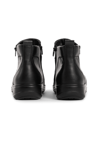 meisterlich-warmer Stiefel Nappaleder schwarz