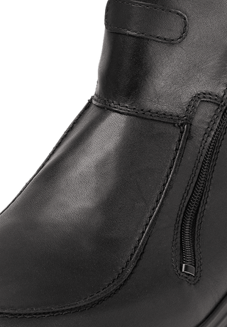 meisterlich-warmer Stiefel Nappaleder schwarz